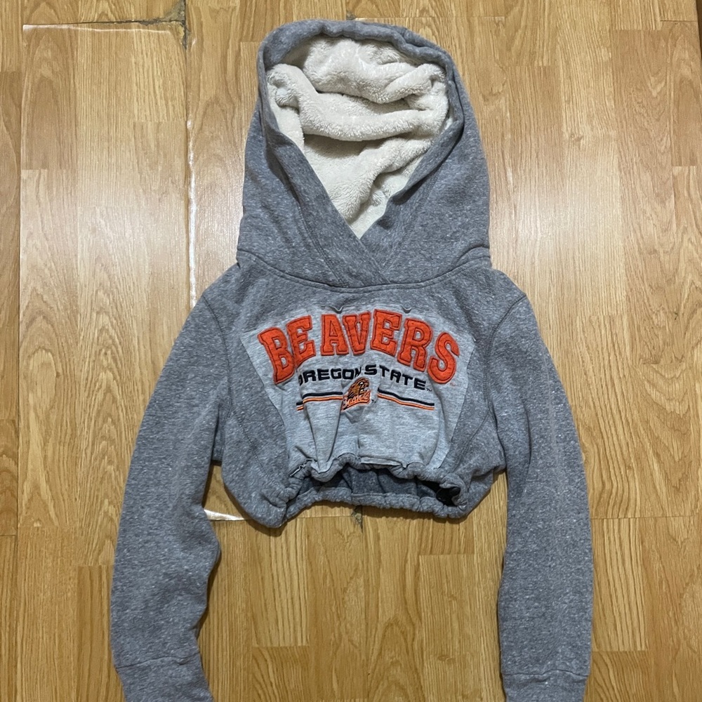 Oregon State cropped hoodie